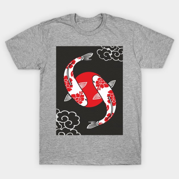 Japanese carp T-Shirt by annadeeva